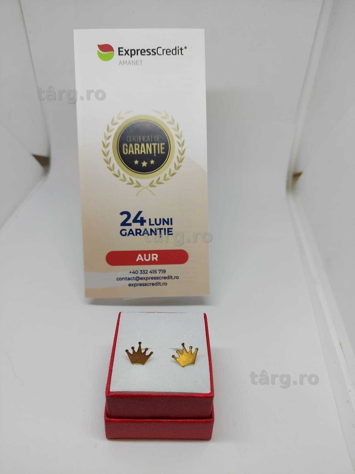 Cercei 14k 0.89gr (34606.2/30 Pacurari) Garantie 2 Ani!