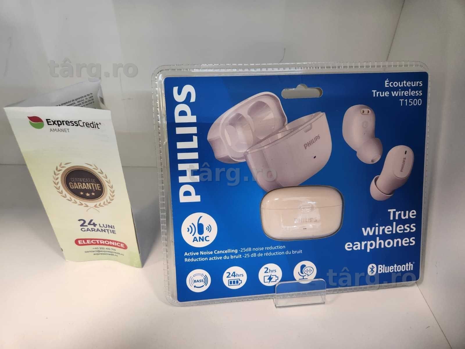 Casti  ANC Philips T1500 Sigilate (Ag8 Tudor/B75145) – Garantie 2 Ani! 3