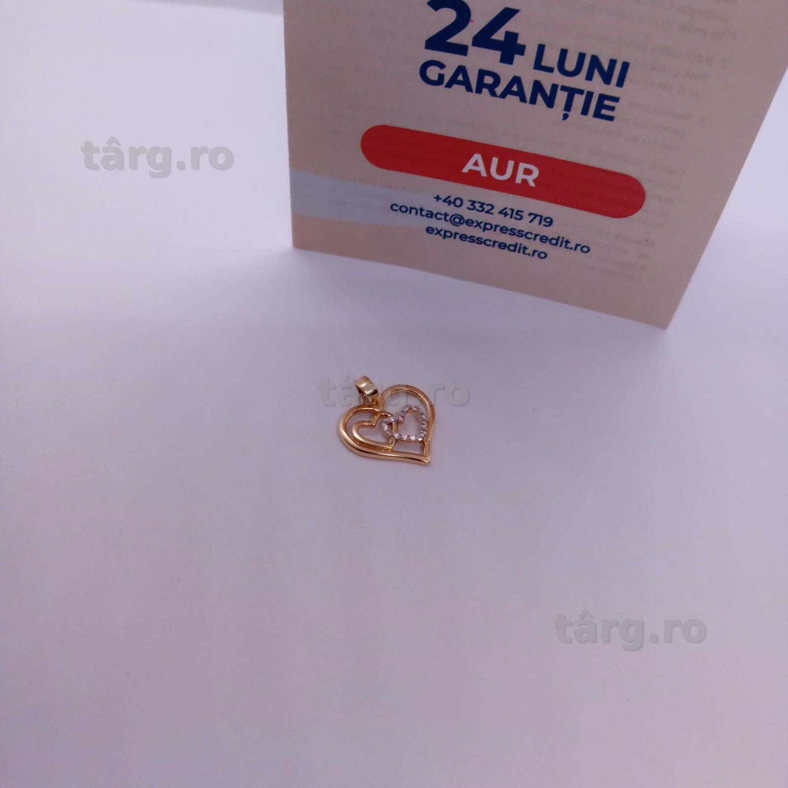 Pandantiv Aur 14K 1.13g (Ag4 Dacia B.51127.2) Garantie 2 ani