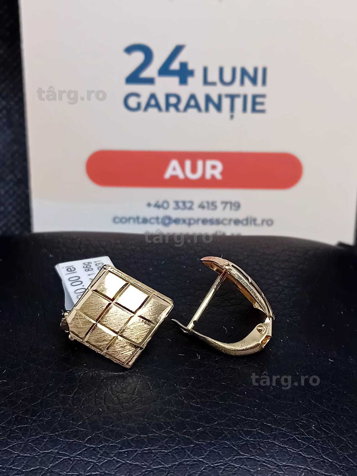 Cercei aur 14k 1.86g (B.25149.2 AG31 Barboi) Garantie 2 ani!