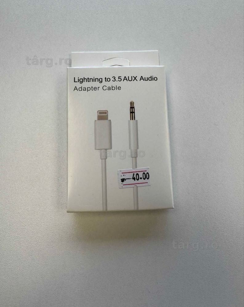 Cablu Auxiliar Jack 3.5 mm - Lightning