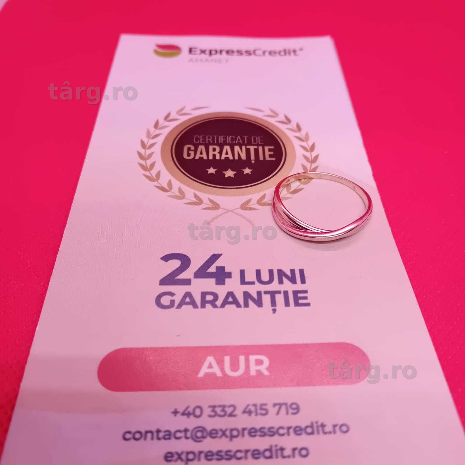 Inel  aur 14k 2.22 g (Ag4 Dacia B50887.1)-Garantie 2 Ani 3