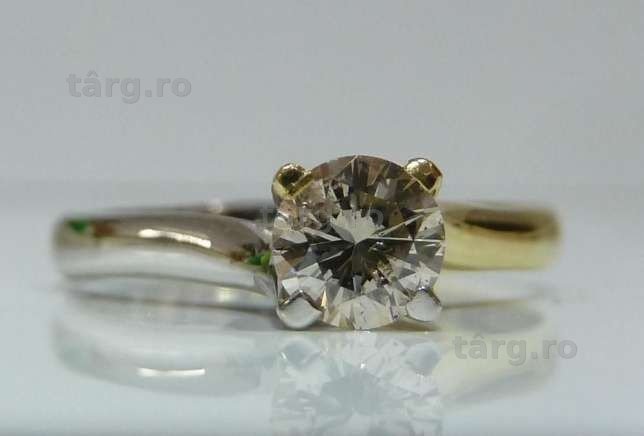 Inel 14k diamant natural 0.38ct