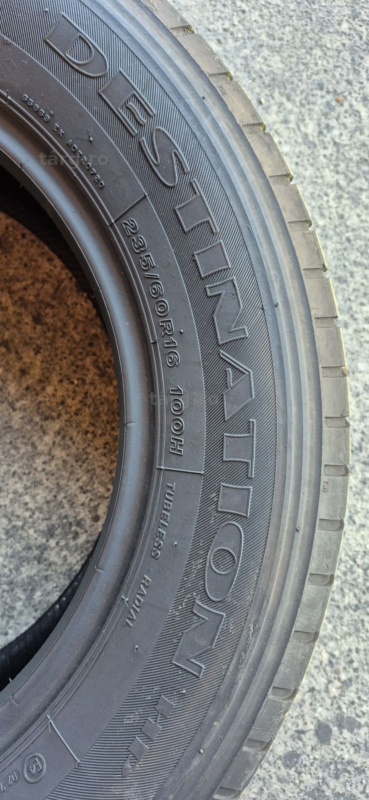 4 anvelope vara Firestone 235/60/16.Pretul este pe bucata. 6
