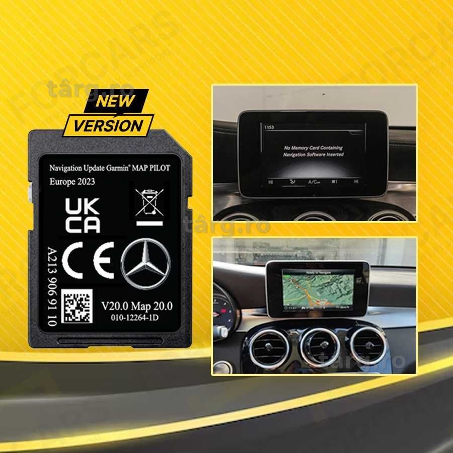 Card navigație Mercedes C-Class W205 GLC V-Class Europa 2026