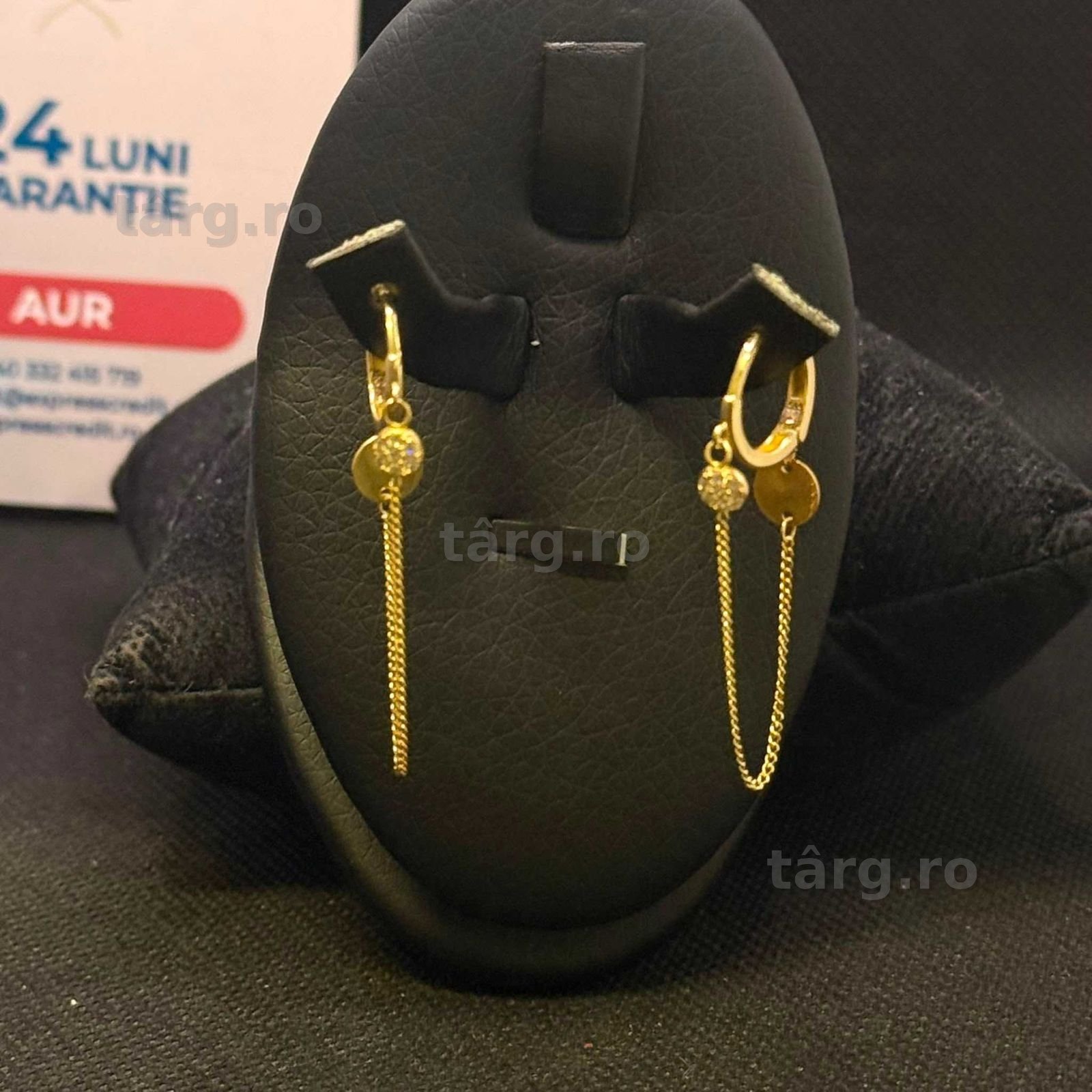 Cercei aur 14K 2.4g (AG15 Gara 1 B34179.2) Garantie 2 ani!