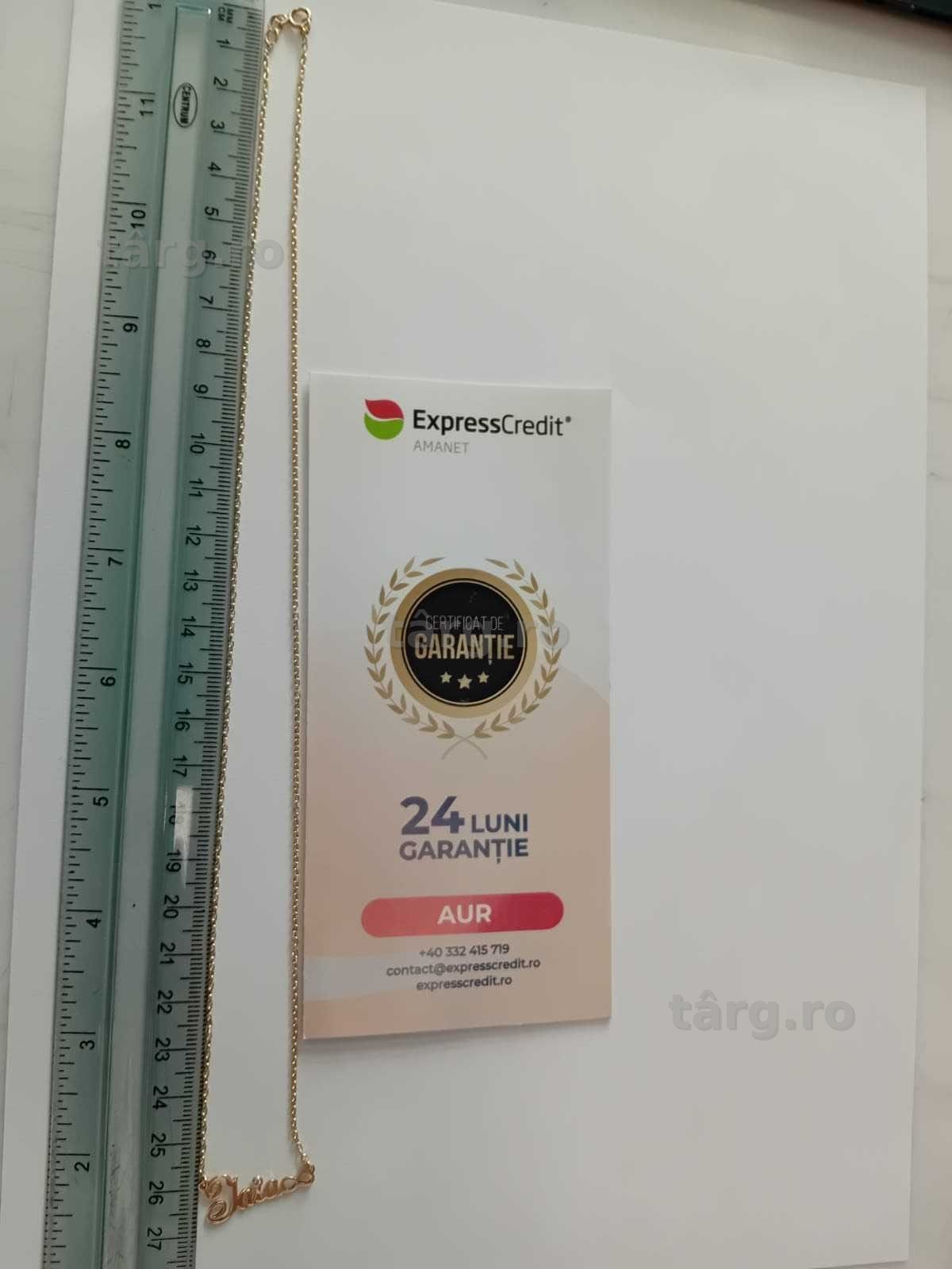 (AG33) Lant Aur 14K / Garantie 2 Ani. 3