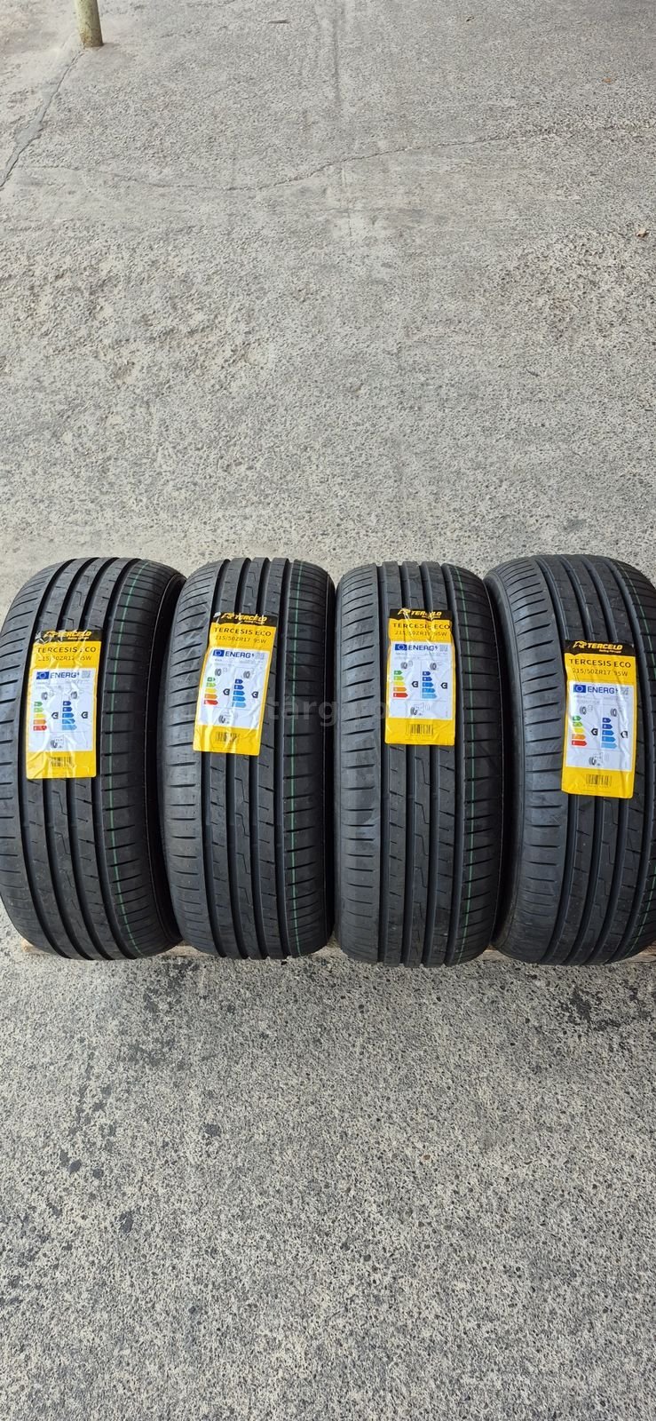 4 anvelope vara noi Tercelo 215/50/17,dot 2025.Pretul este pe bucata.