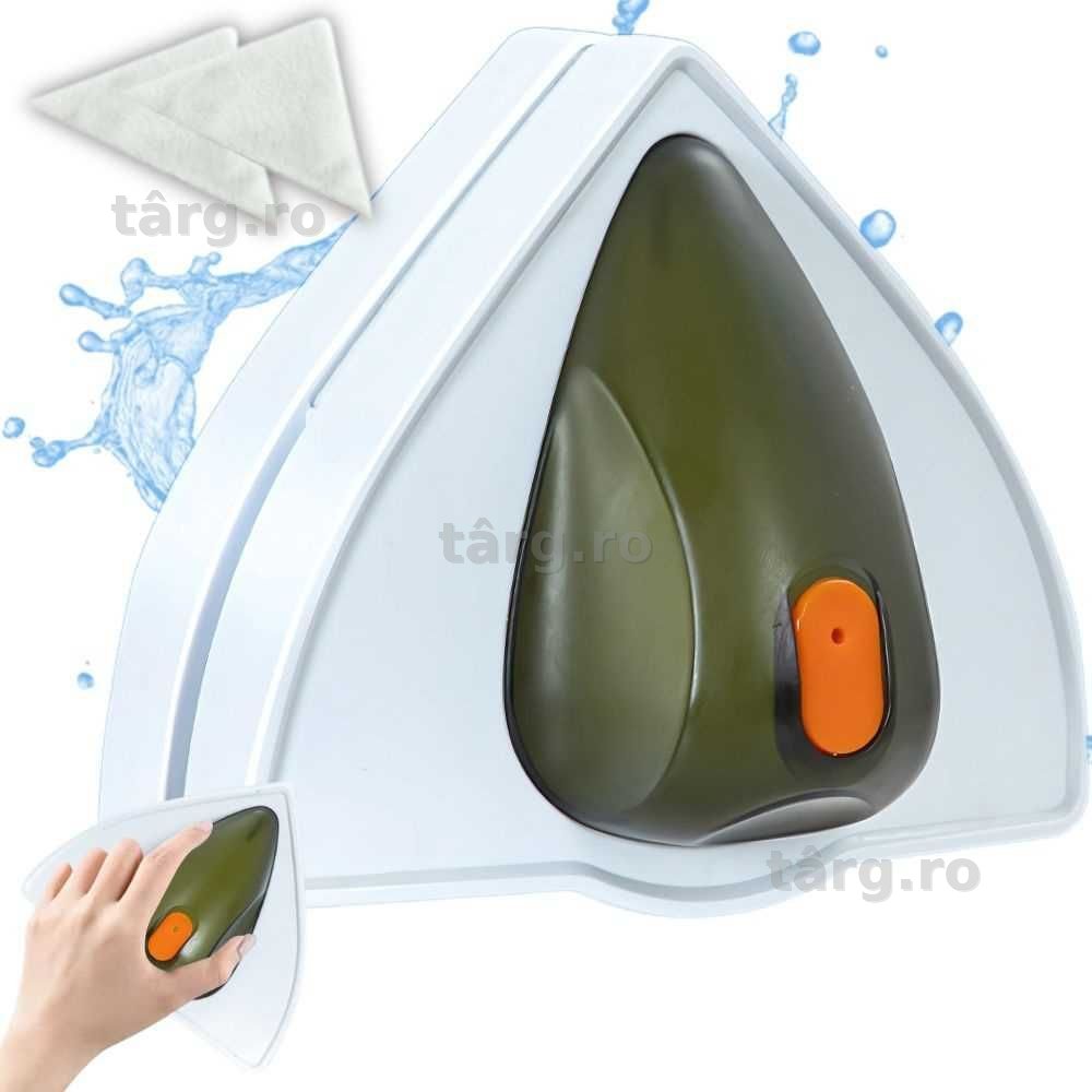 Aparat magnetic pentru curatarea geamurilor cu 2 fete ferestre 3-8 mm