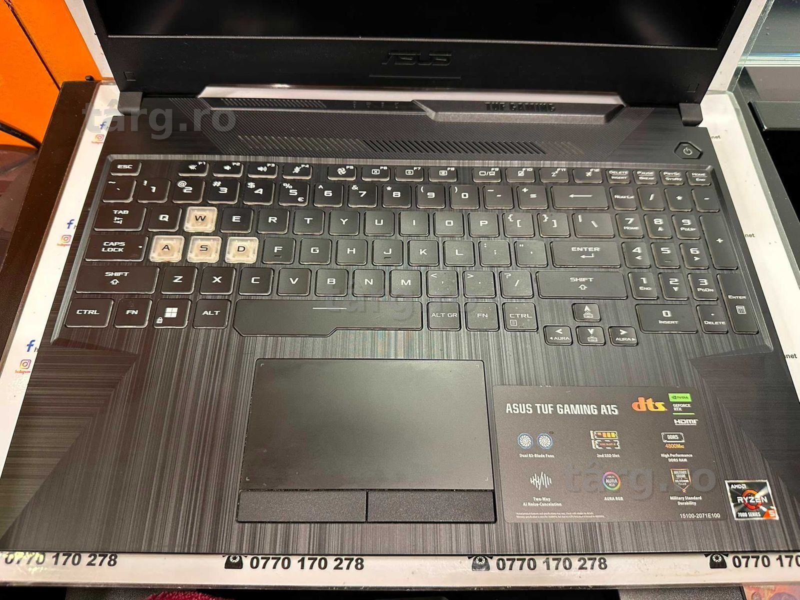 Hope Amanet P13 / Laptop ASUS TAF GAMING A15 3