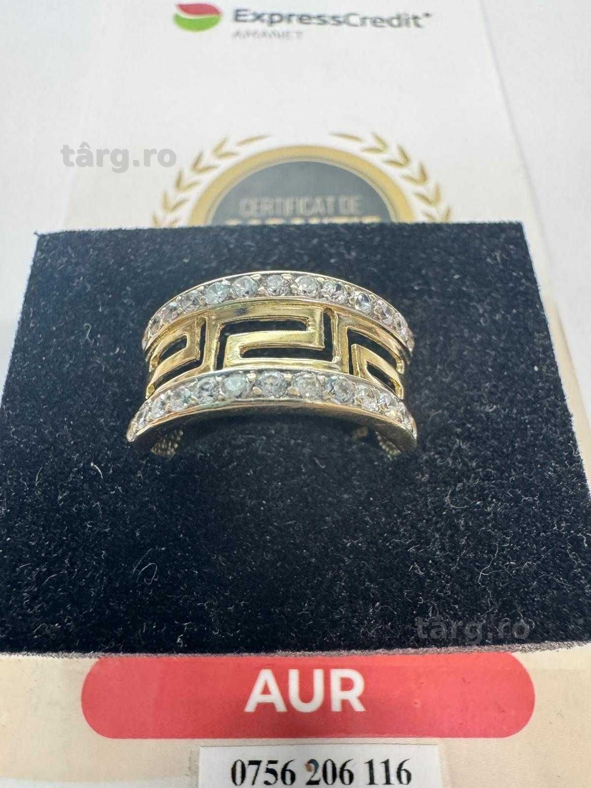 Inel din aur 14k (68917.2/ 10 Pacurari 1) Garantie 2 ani! 2