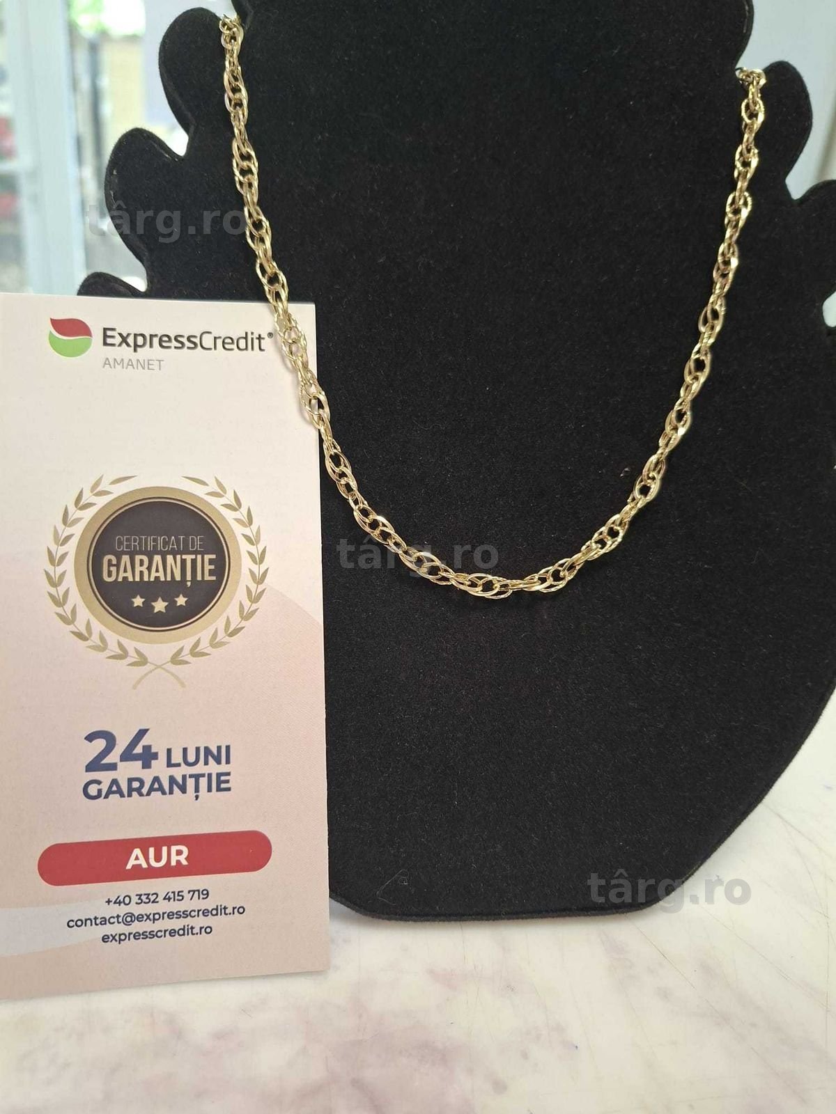 (Ag33) Lant Aur 14K / Garantie 2 ani