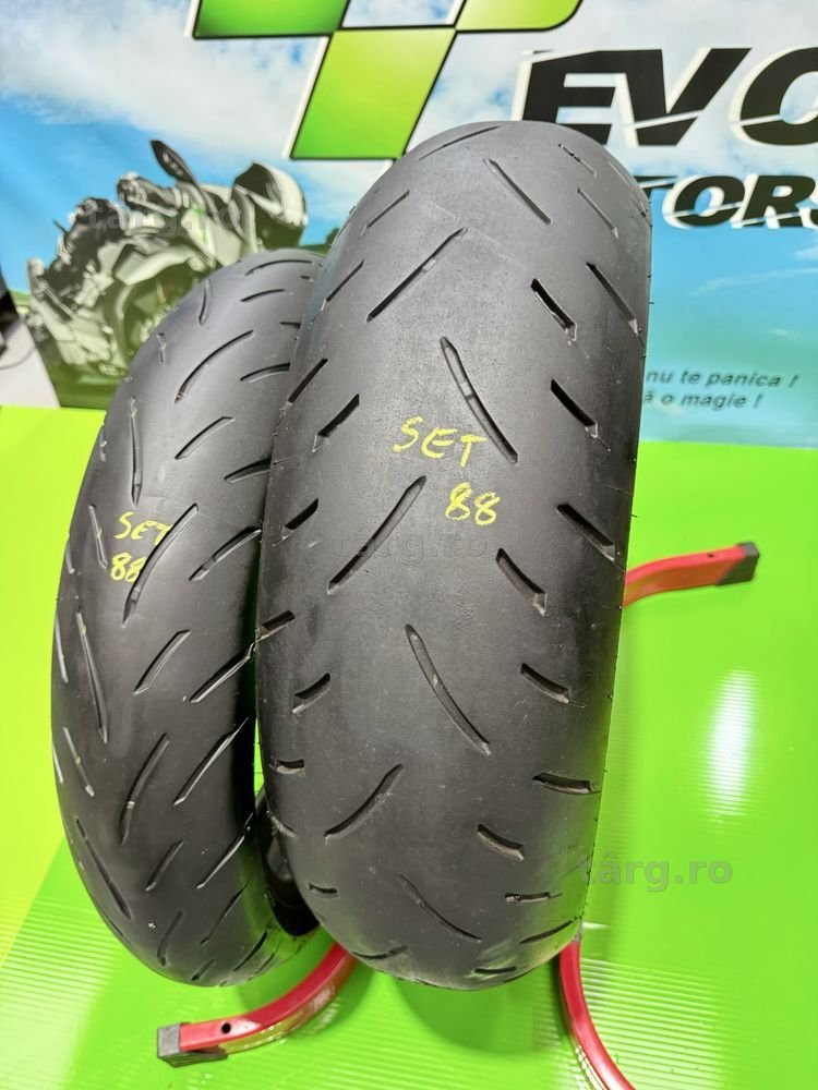 Set Anvelope Moto 120 70 17 si 180 55 17 Dunlop Gpr300 Set88