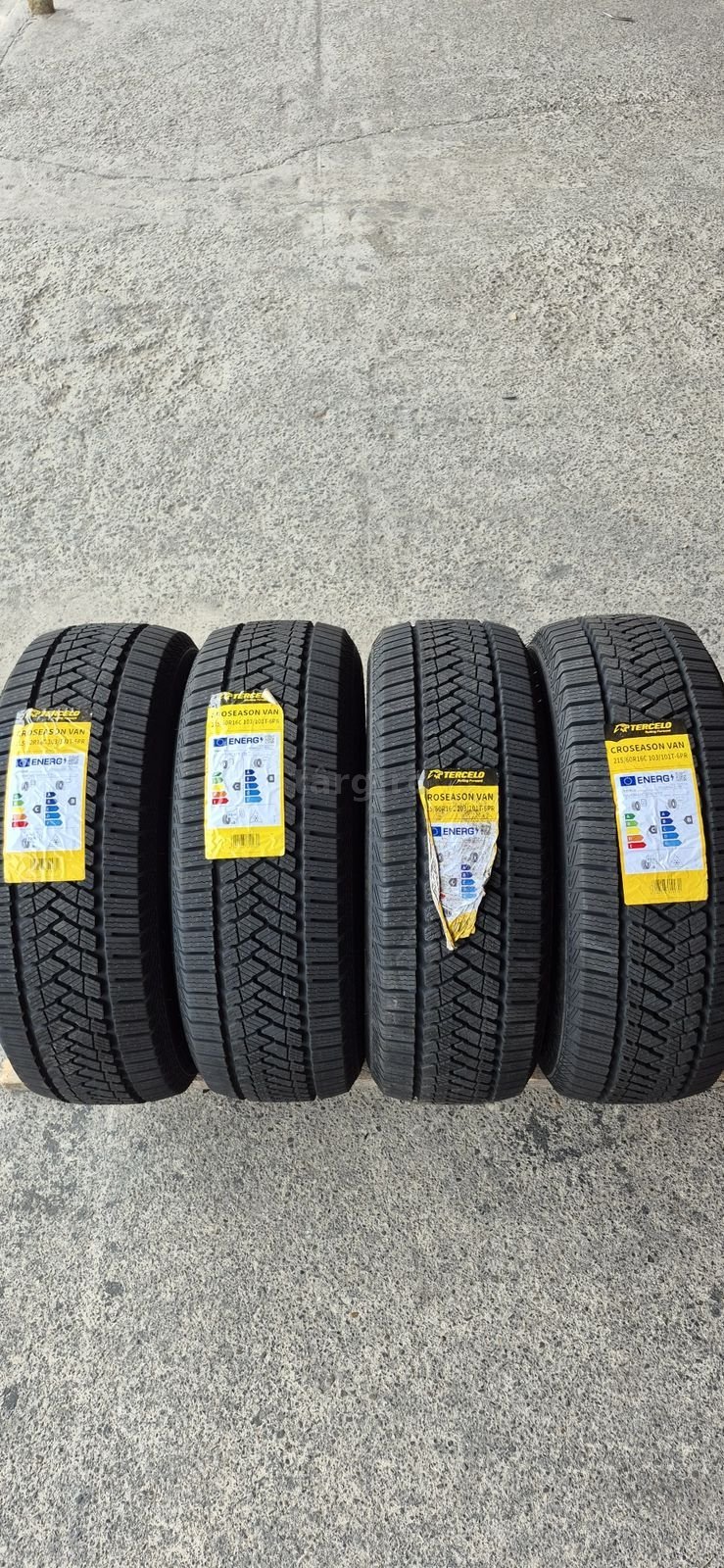 4 anvelope M+S noi Tercelo 215/60/16C,dot 2026.Pretul este pe bucata.