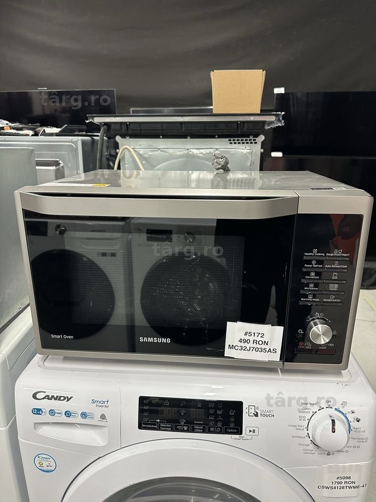 Cuptor microunde + grill + hot-air Samsung MC32J7035AS/EF