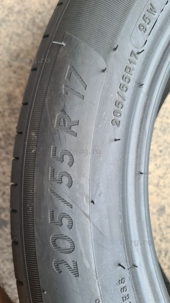 4 anvelope vara Michelin 205/55/17,dot 2021. 5