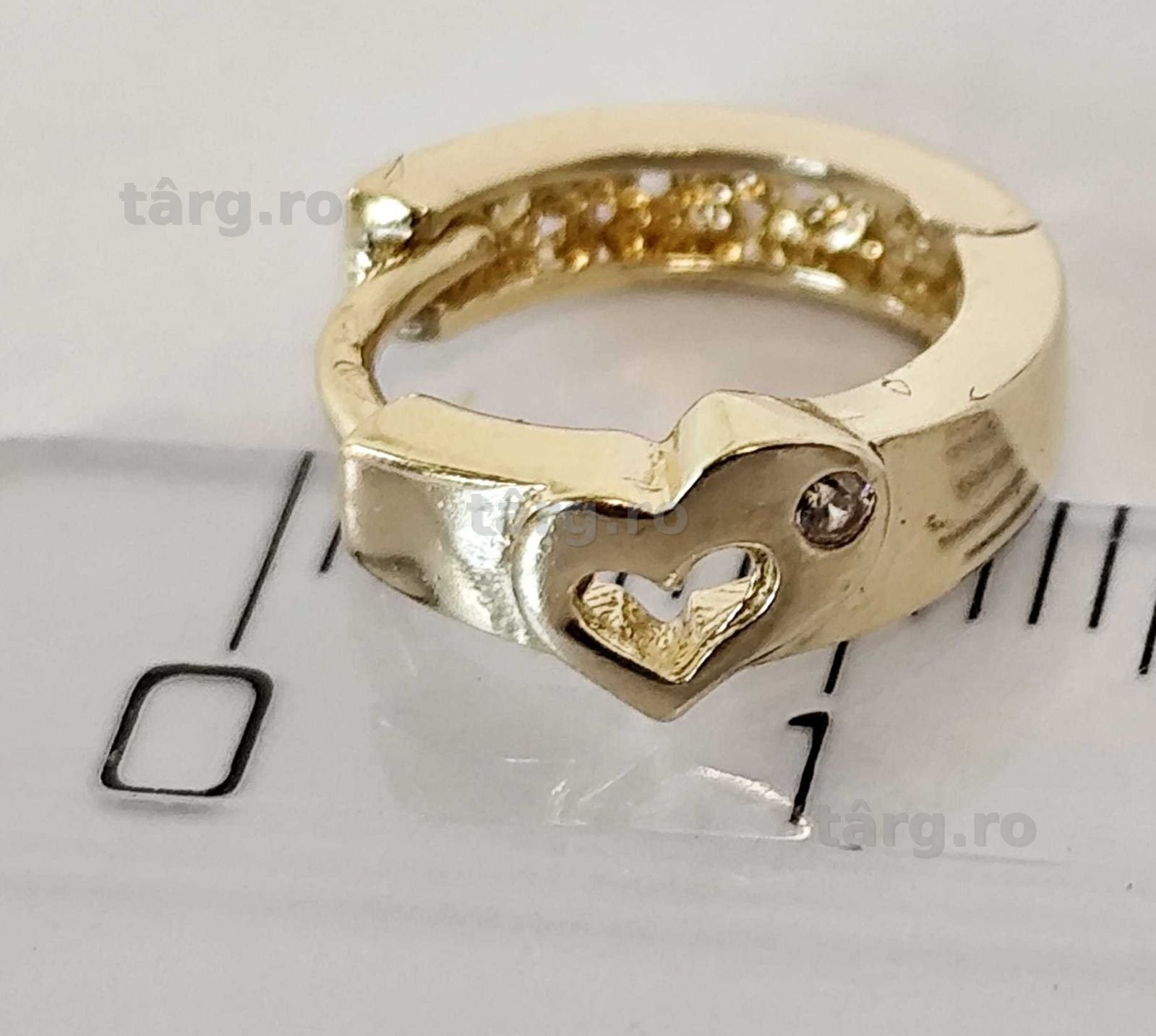 Cercei aur 14 k 2.64gr (AG35 B 34837) Garantie 2ani! 4