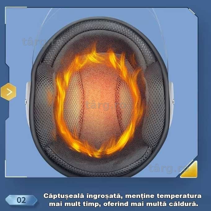 Casca Moto/Scuter unisex, marime universala, viziera detasabila, Gri 4