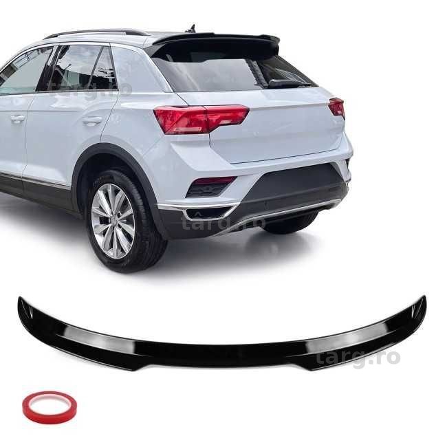 Eleron Portbagaj Lip Codita Luneta Volkswagen VW T-Roc Troc 17-24, Negru Lucios