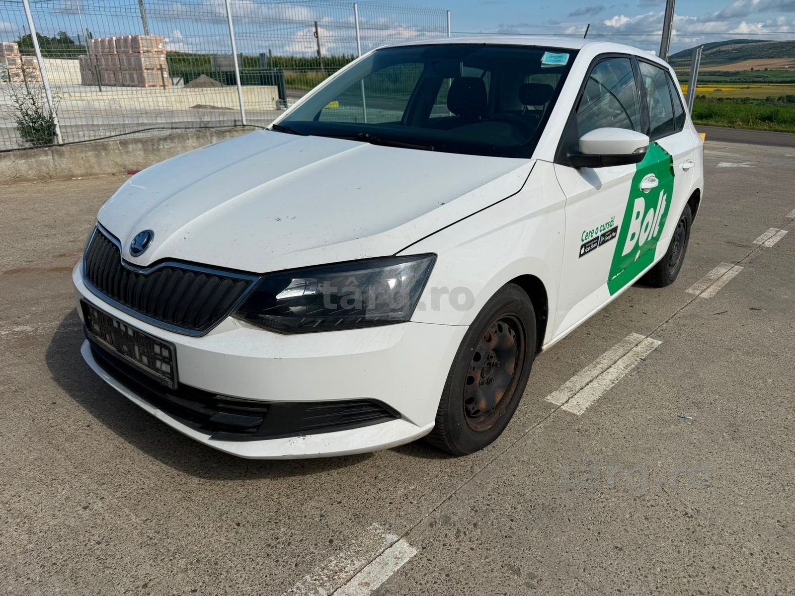 Dezmembrez Skoda fabia 3 hatchback alba lf9e 1.0 benzina CHYB 2015 volan stanga