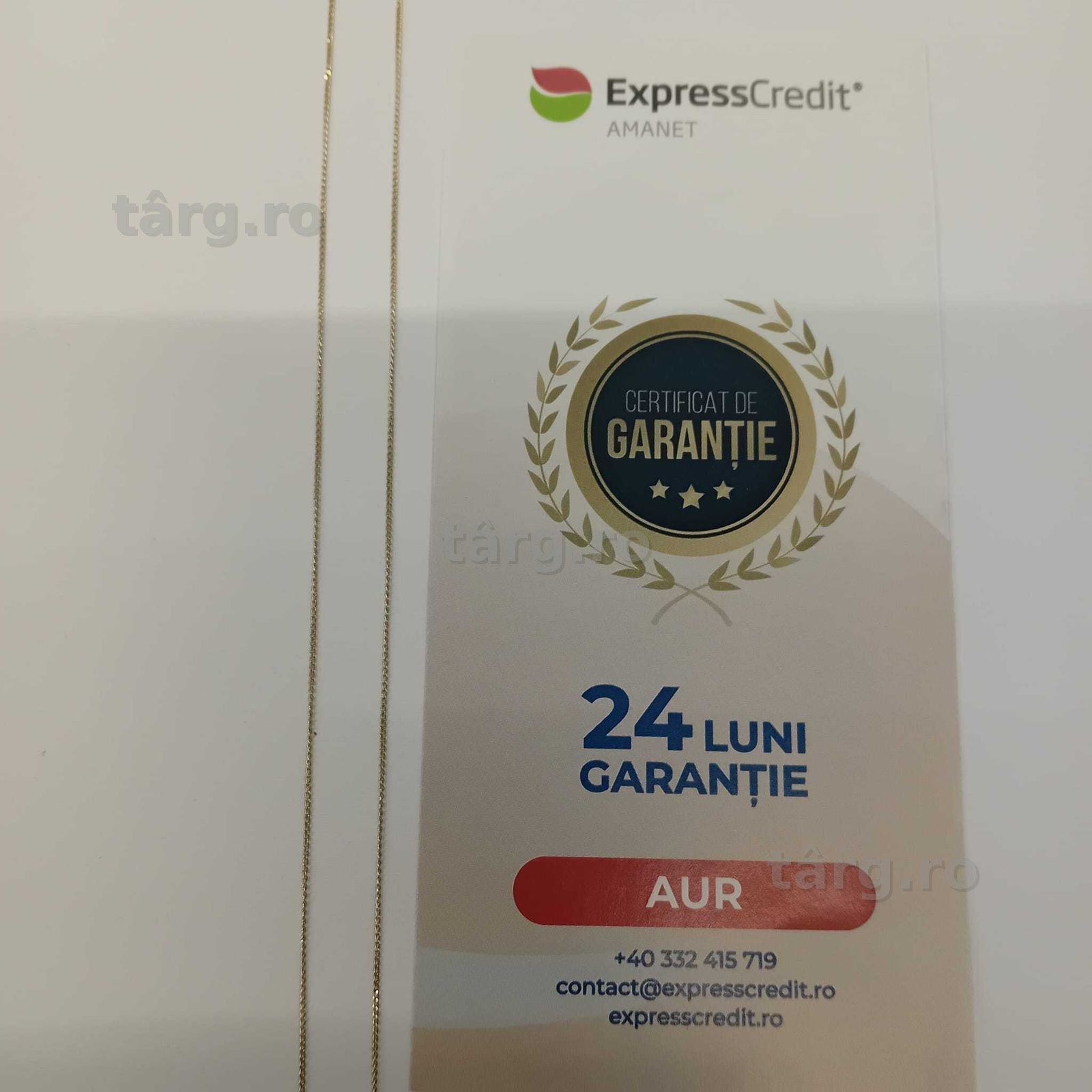 Lant Aur 14k 1.02g (ag49 Esplanada b.8914) 2 ani garantie