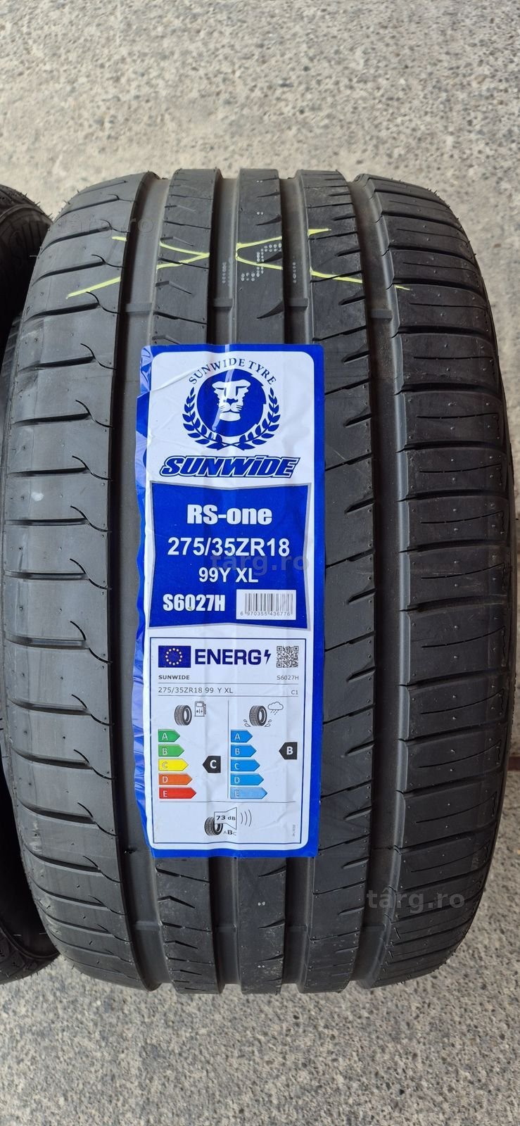 2 anvelope vara noi Sunwide 275/35/18,dot 2025.Pretul este pe bucata. 2