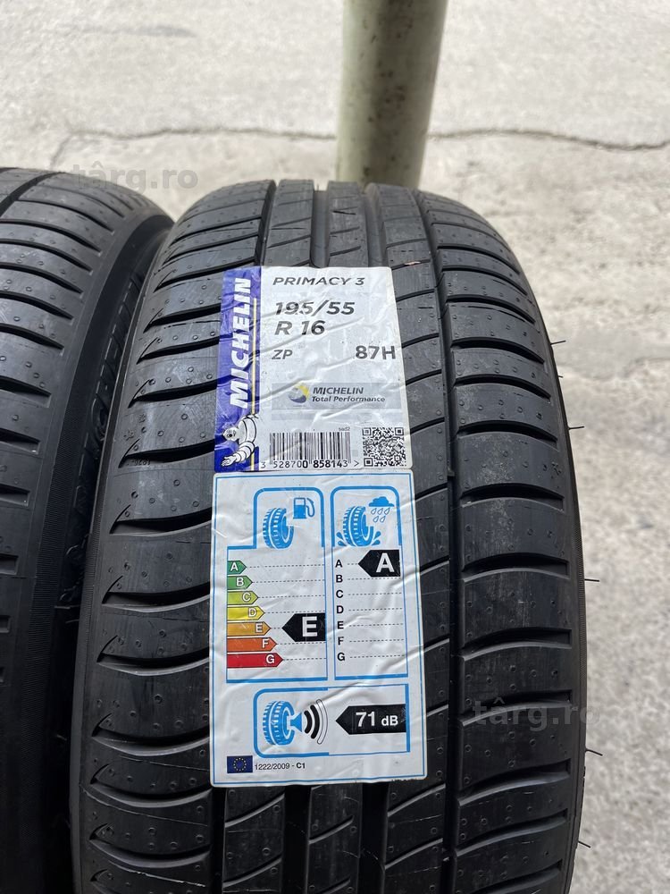 2 anvelope de vara NOI 195/55/16 Michelin RFT 3