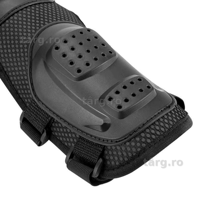 Set Protectii Moto pentru Genunchi si Coate, Usoare, Confortabile, Pentru Moto, Scuter, Bicicleta Negru 5