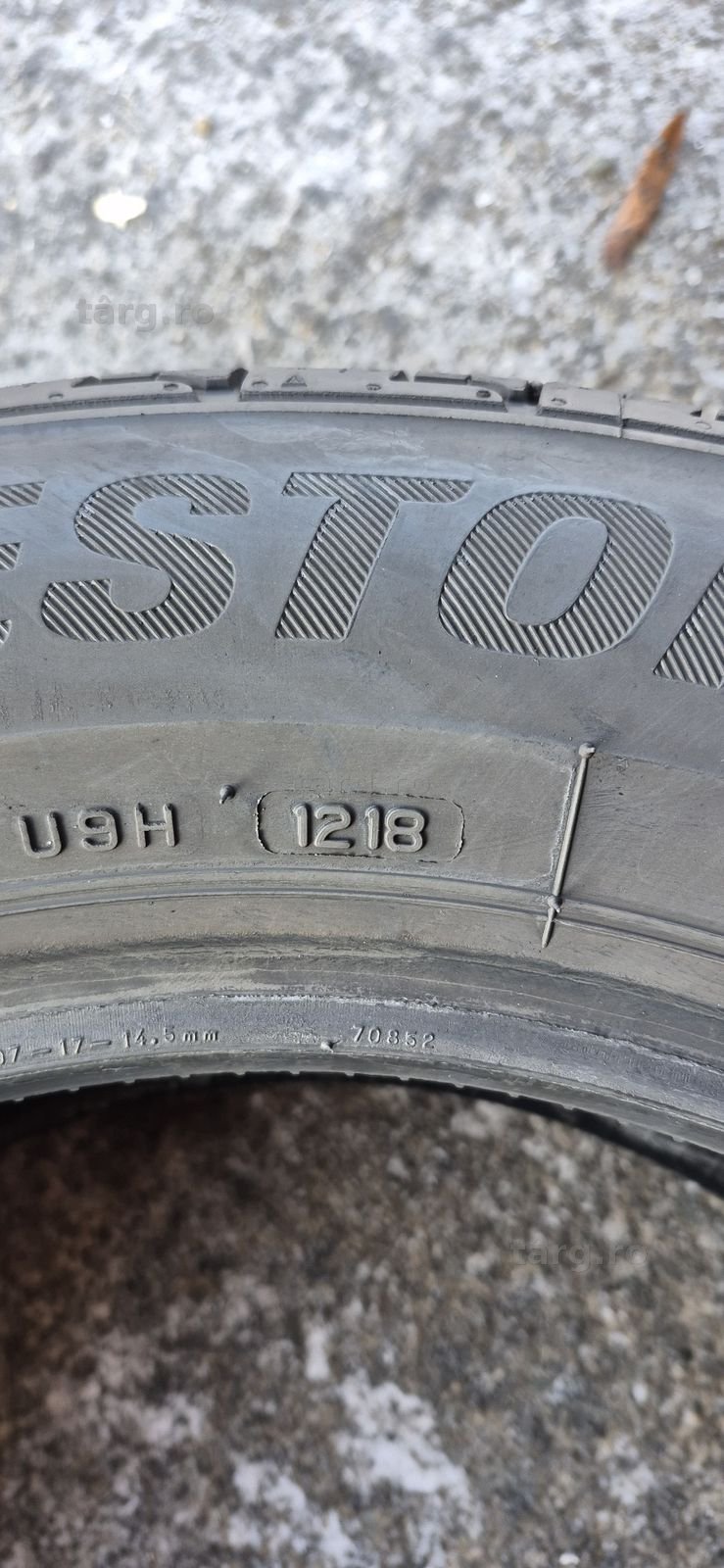 4 anvelope M+S Bridgestone 215/60/17.Pretul este pe bucata. 8