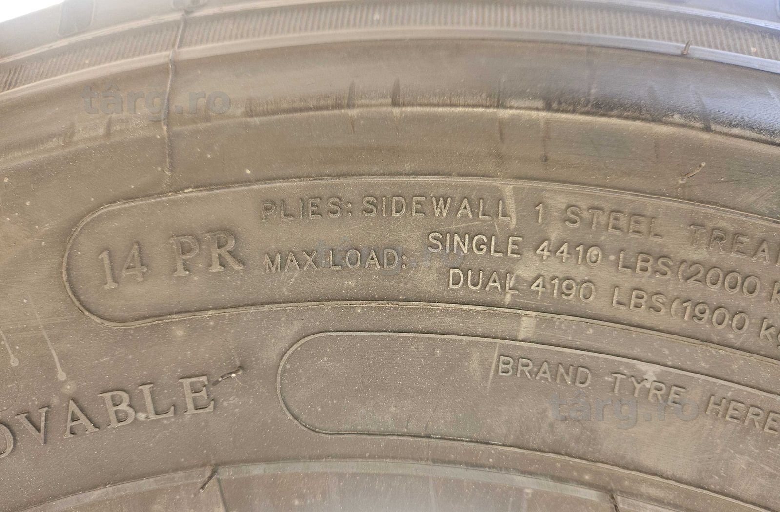 235/75 R17.5 132M, LEAO 14 PR, Anvelope directie remorca M+S, dot 5221 5