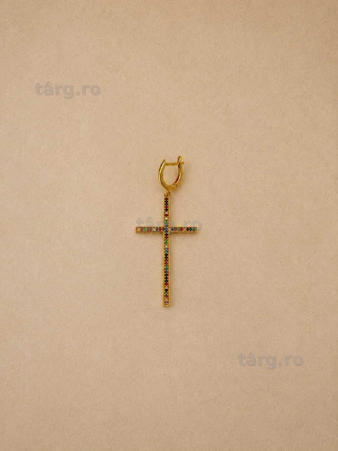 Cercei aur 14K 6.66g ( Galata B8534.3 ) - Garantie 2 ani! 2