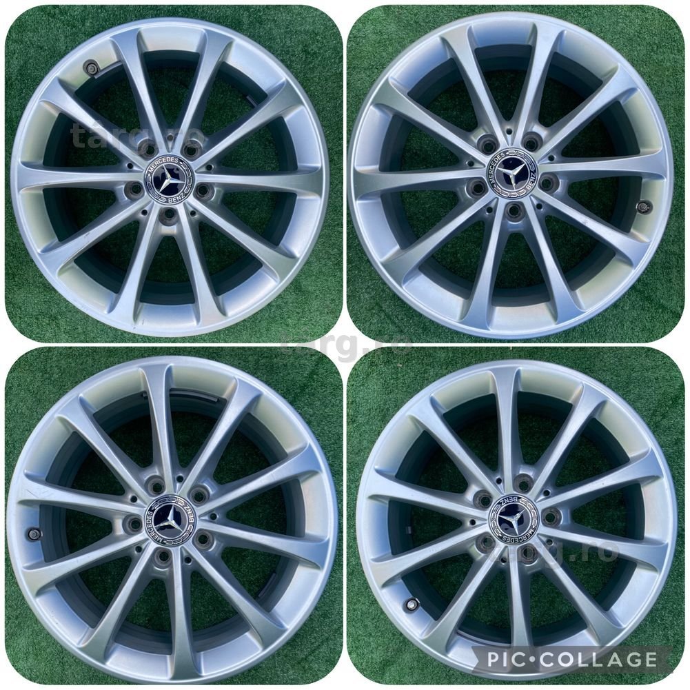 Set jante aliaj OE Mercedes R17 5X112 Mercedes-Benz A-Class B-Class, CLA W177, C118, H247  A1774010300