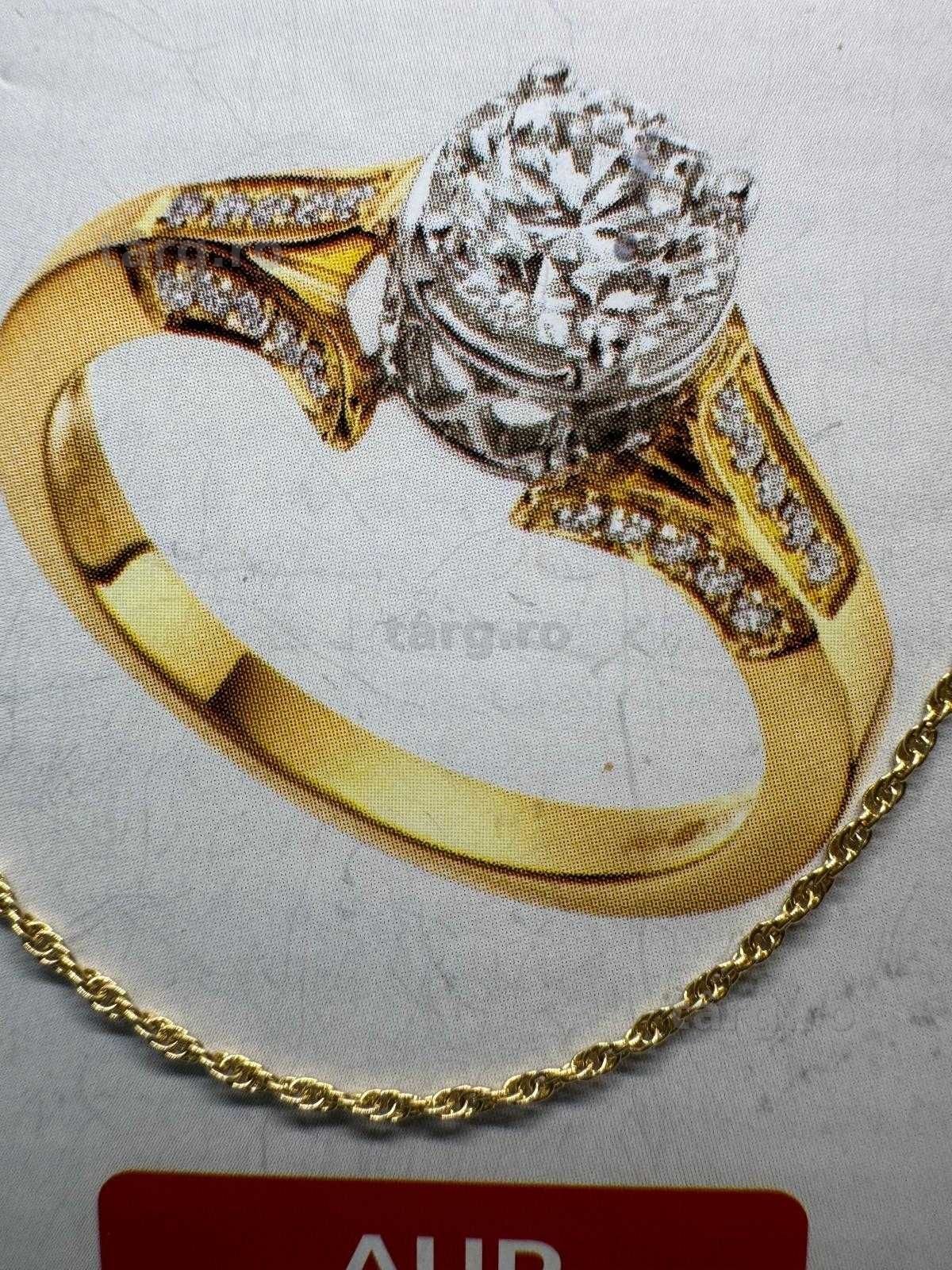 Lant din aur 18K (69434.1/ 10 Pacurari 1) Garantie 2 ani! 2