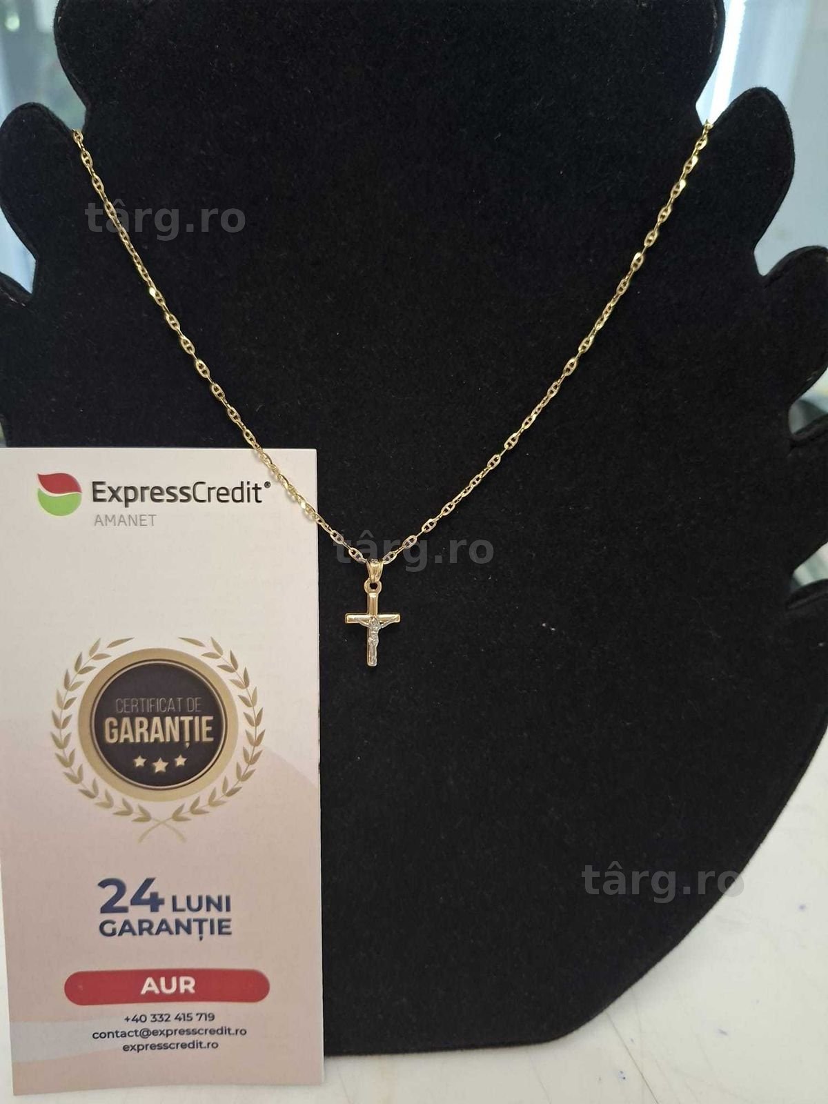 (Ag33)Colier Aur 14K/Garantie 2 ani