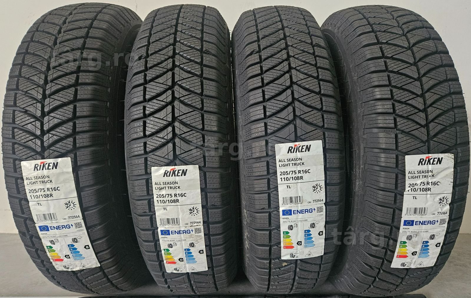 205/75 R16C 110R, RIKEN (by Michelin), Anvelope All Season M+S