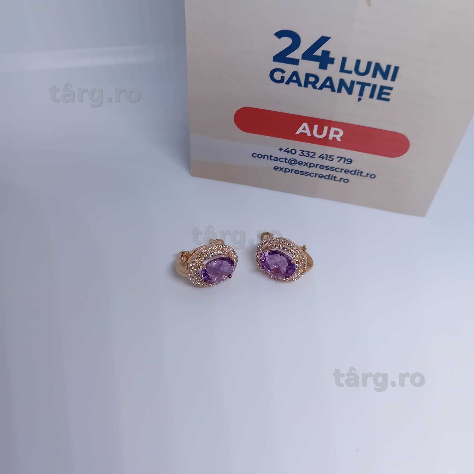 Cercei Aur 14K 4.23g (Ag4 Dacia B.51723.1) Garantie 2 ani 2
