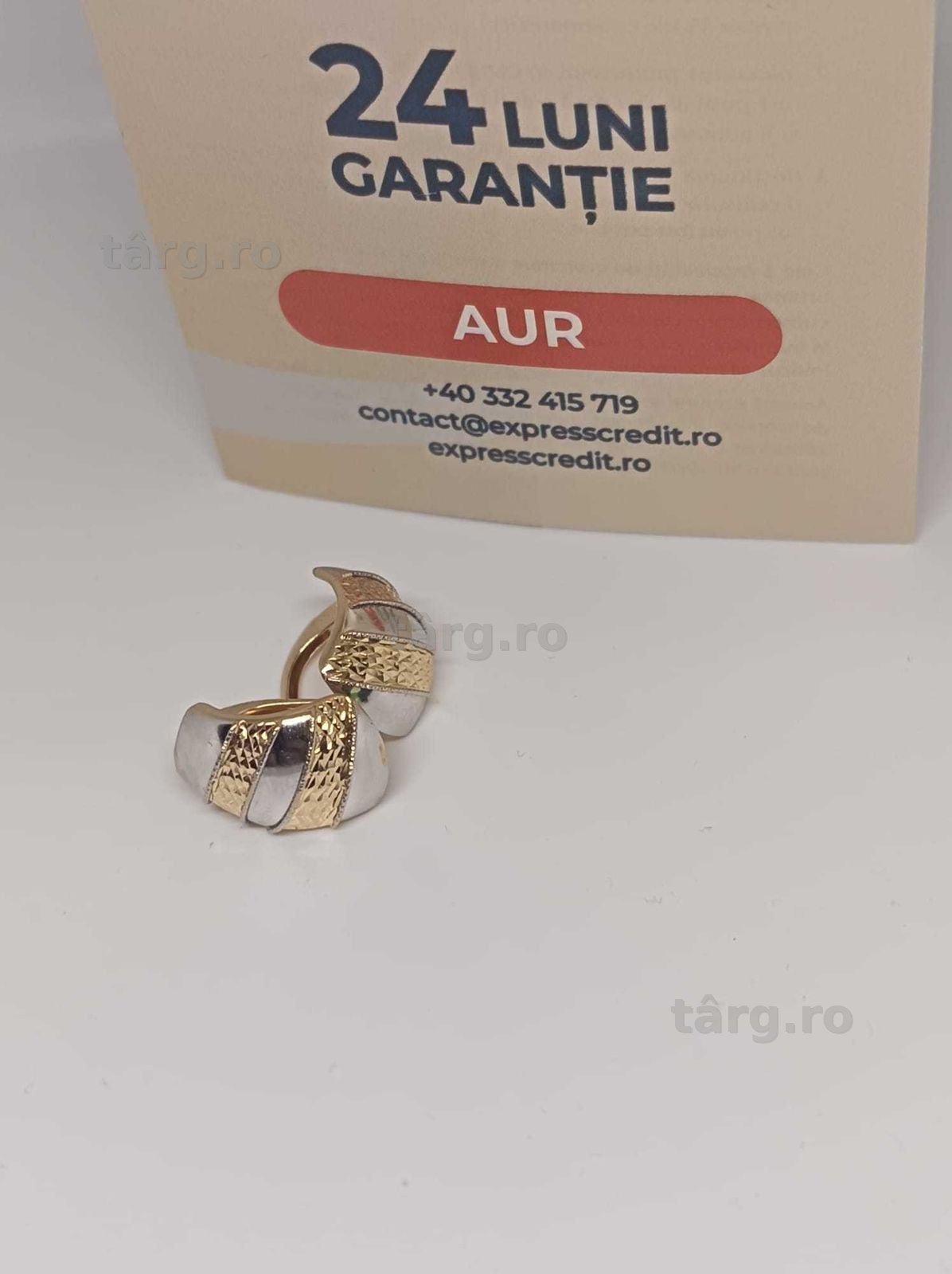 Cercei Aur 14K 3.02g (Ag4 Dacia B.52056.1) Garantie 2 ani 2