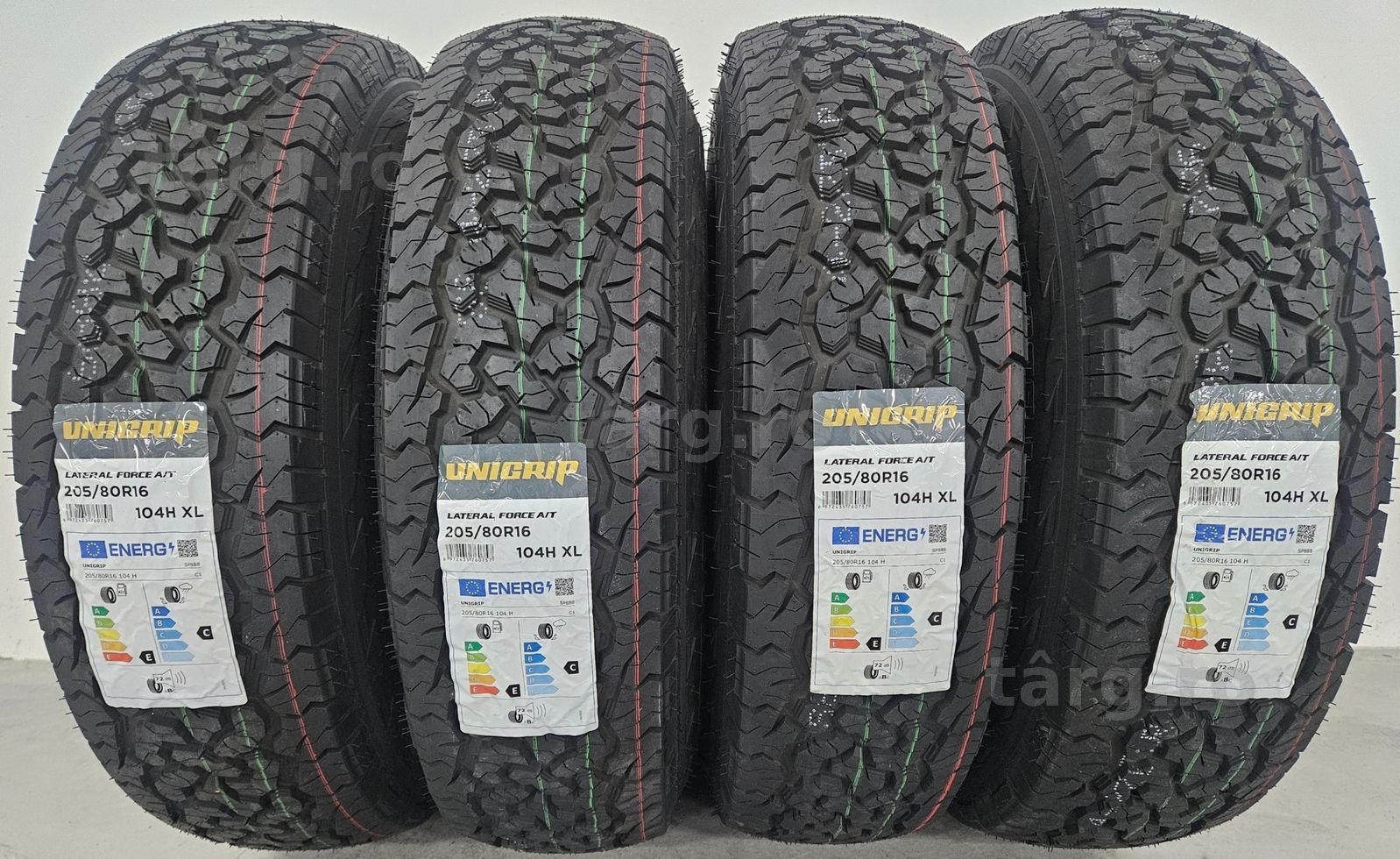 205/80 R16, 104H, UNIGRIP A/T XL, Anvelope All Terrain M+S