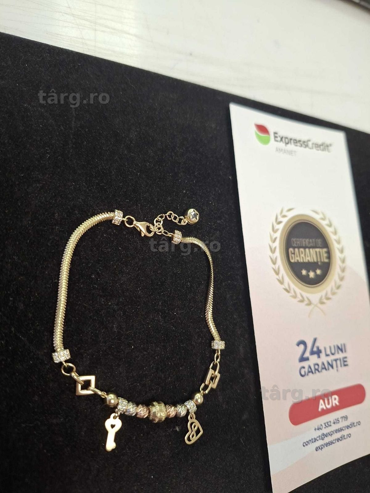(Ag33)Bratara Aur 14K/Garantie 2 ani 2