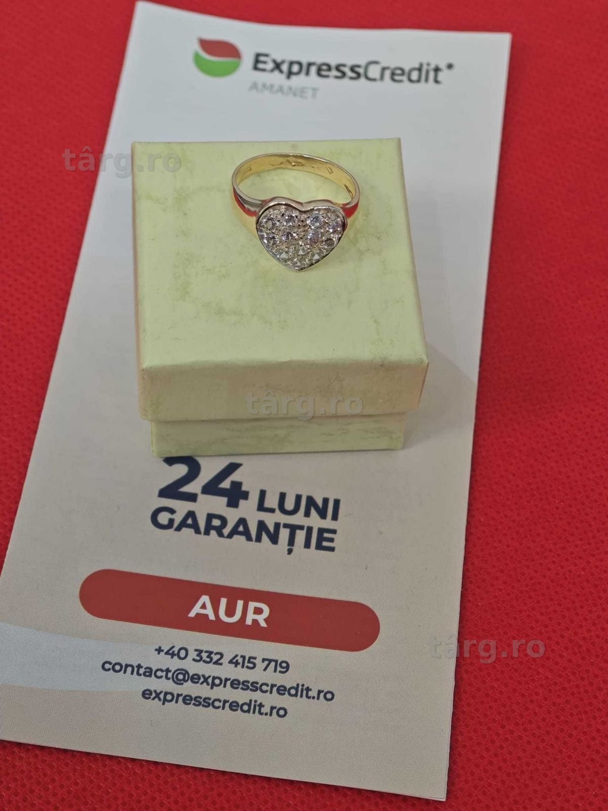 Inel din aur (AG32 B33851.1-ag35) 2 ANI GARANTIE!