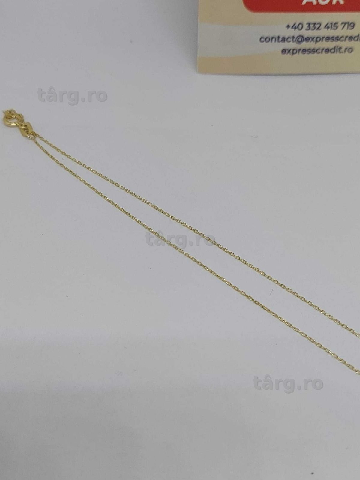 Lant aur 14k 0.88gr [35487.1/30 Pacurari 2] Garantie 2 ani! 2