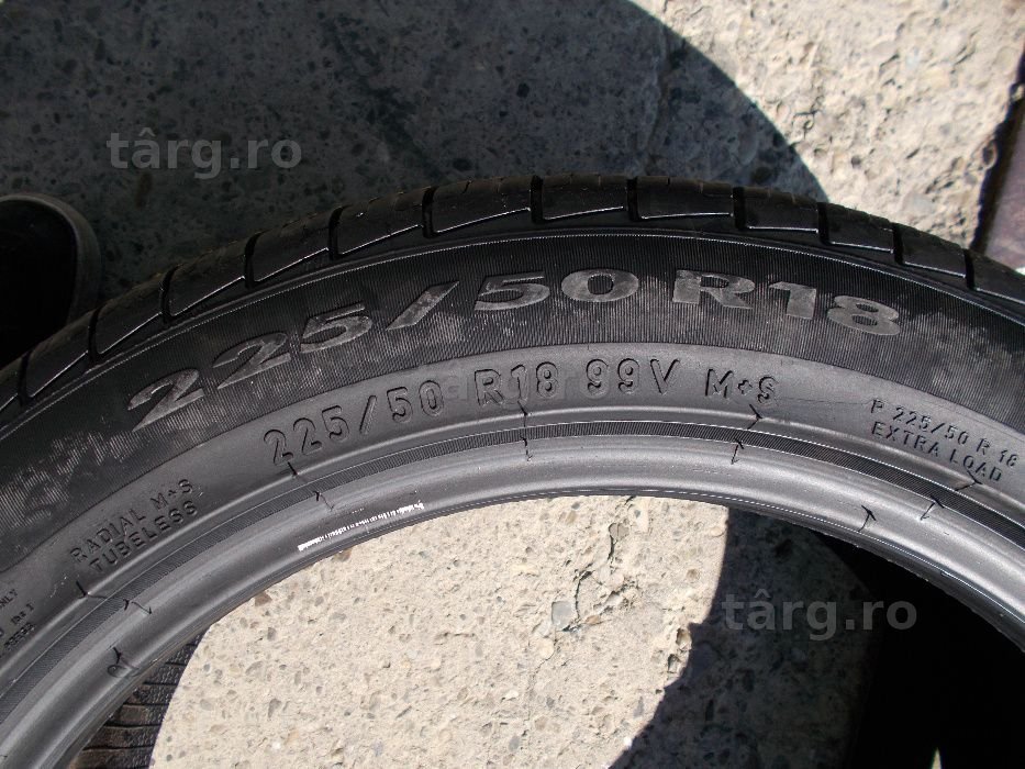 4 anvelope allseason 225 50 18 pirelli runflat dot 2019 profil 6,8 mm 4