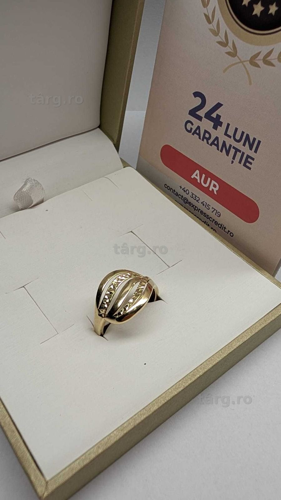 (AG42) Inel Aur 14K 2.75g B:13935.1-Garantie 2 Ani!