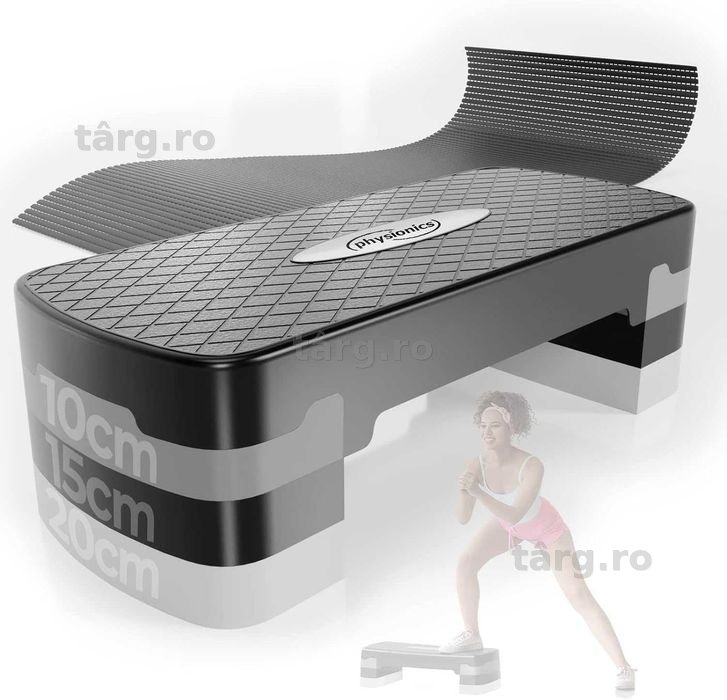 Stepper de fitness aerobic multifuncțional cu înălțimi reglabile