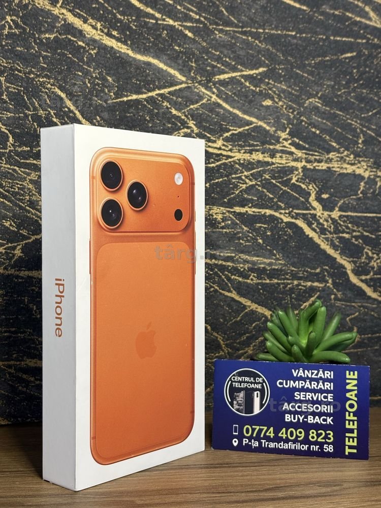 Iphone 17 Pro Max/256GB/2 Ani Garantie Centrul de Telefoane/rate