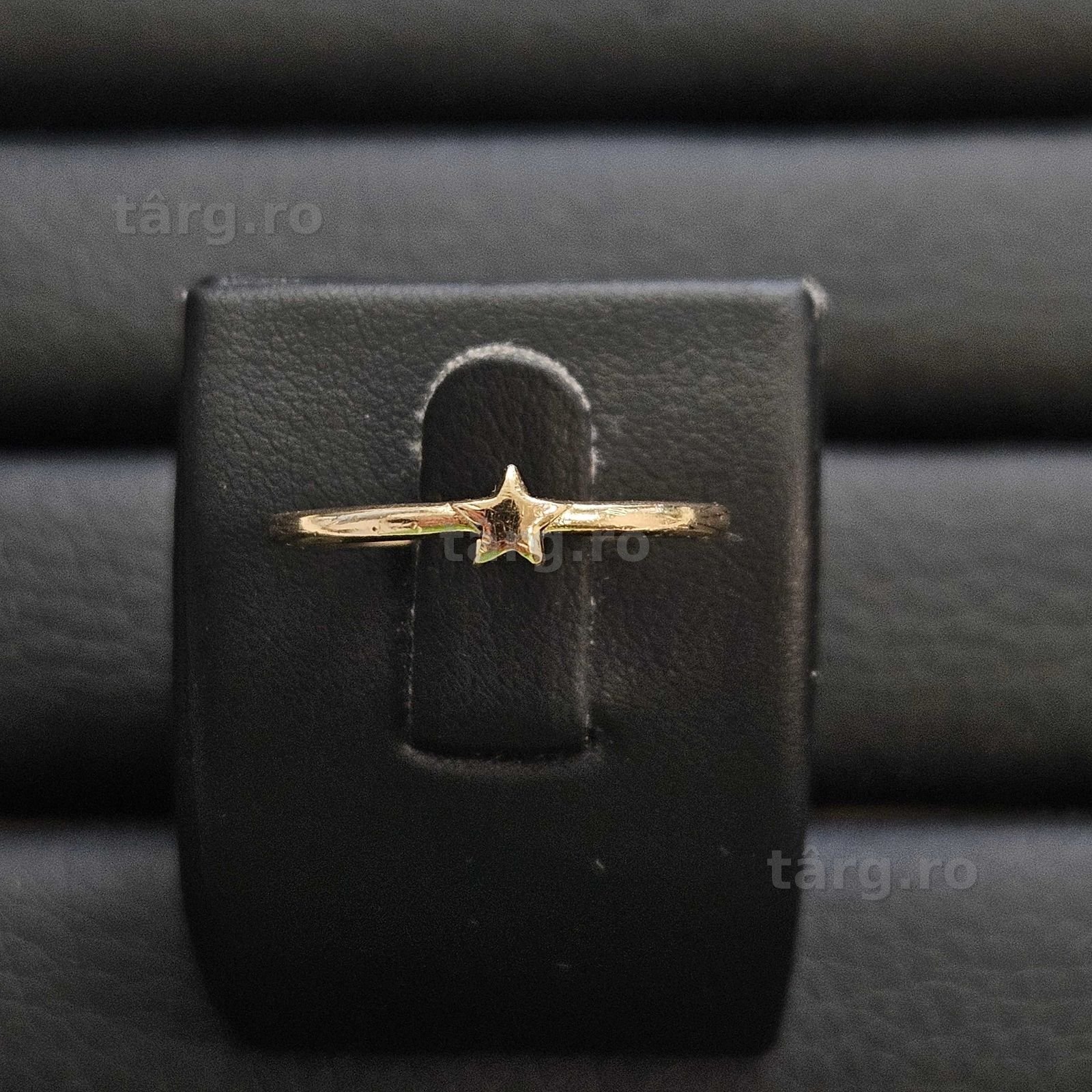 Inel Aur 14K - 1.42 grame / 710 lei ( B34225.1 / Ag28 Doi Baieti ) 4