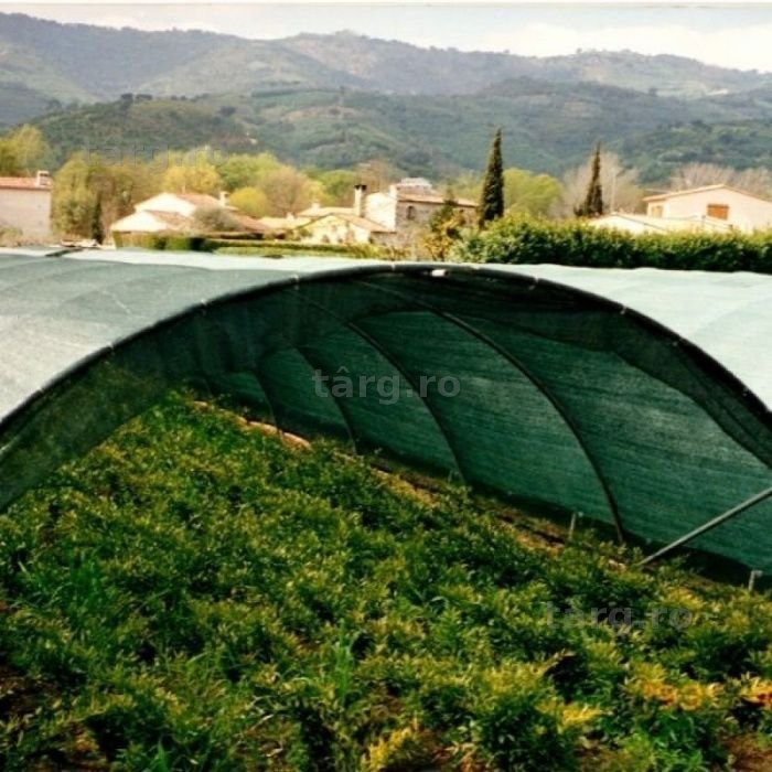Plasa 50% Umbrire/Protectie Verde,Ochiuri Prindere, 6x50m=585lei/rola