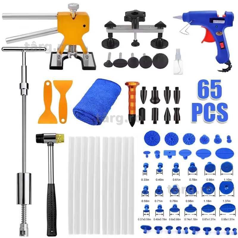 Kit Trusa PDR 65 piese Indreptat Lovituri Caroserie Ventuze Tabla Auto