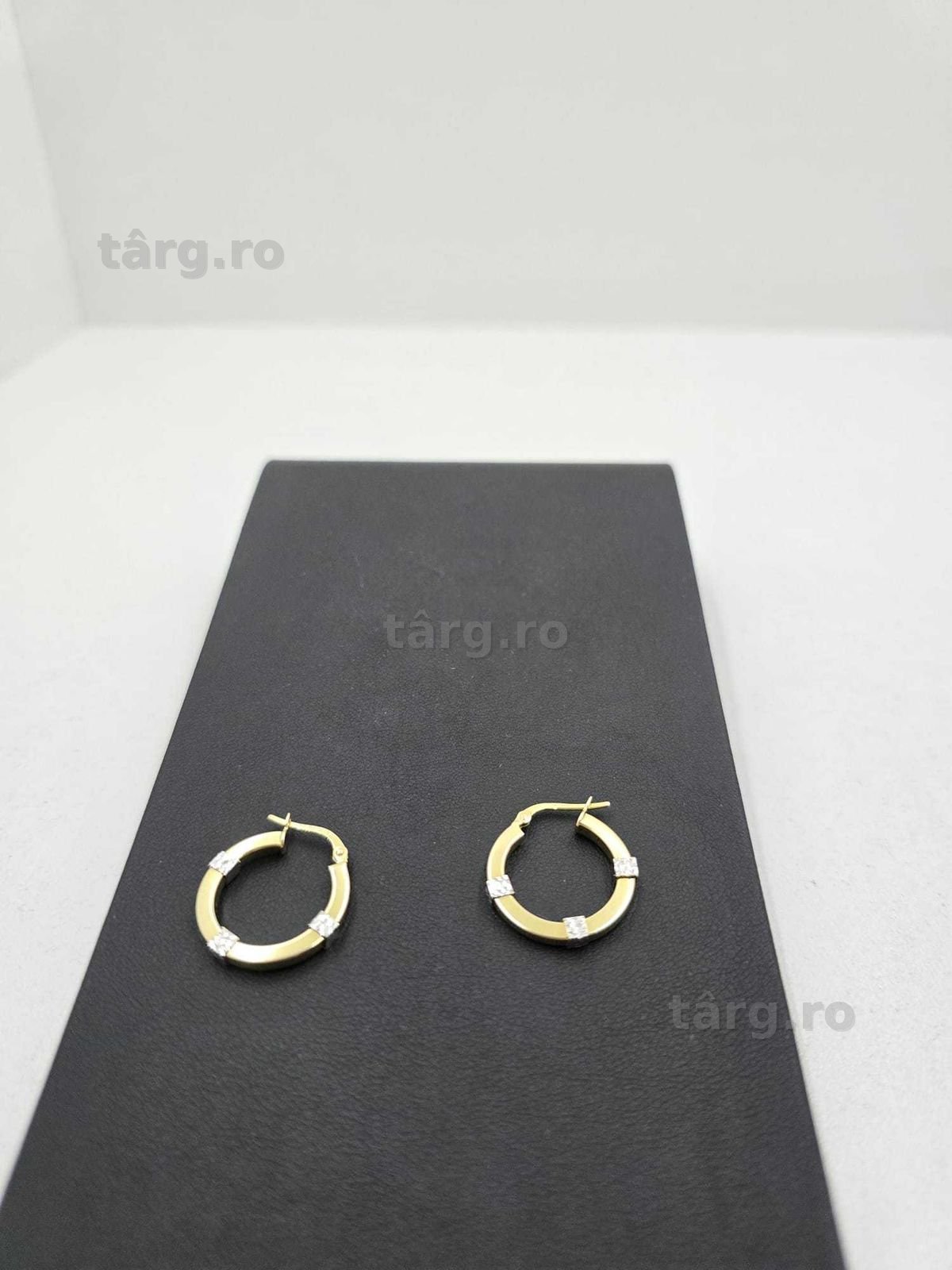 Cercei aur 14K 2.13gr (Ag25 Belvedere B.42701.2)-Garantie 2 Ani! 2