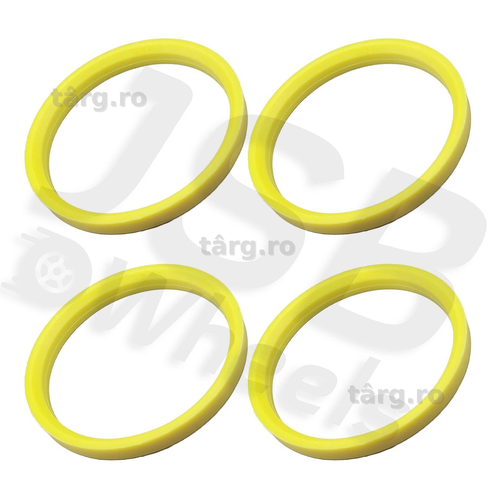 Set inele de centrare ghidaj jante noi 76-66.1 Dacia Duster, Renault